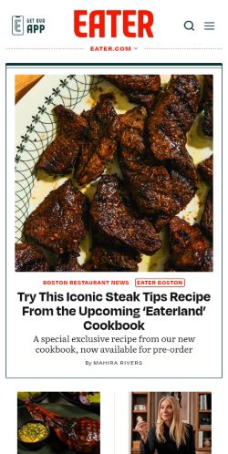 Screenshot of the audited page (Mobile 375×812)