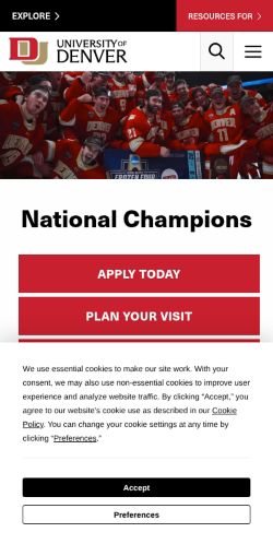 Screenshot of the audited page (Mobile 375×812)