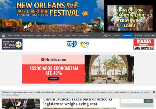 Screenshot of the audited page (Desktop 1440×900)