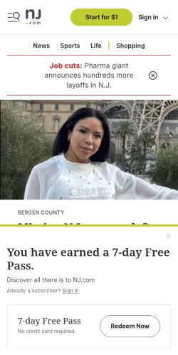 Screenshot of the audited page (Mobile 375×812)