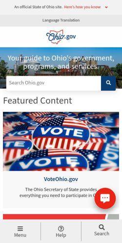 Screenshot of the audited page (Mobile 375×812)