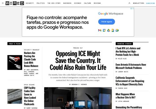 Screenshot of the audited page (Desktop 1440×900)