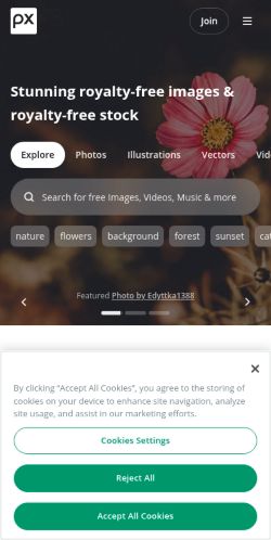 Screenshot of the audited page (Mobile 375×812)