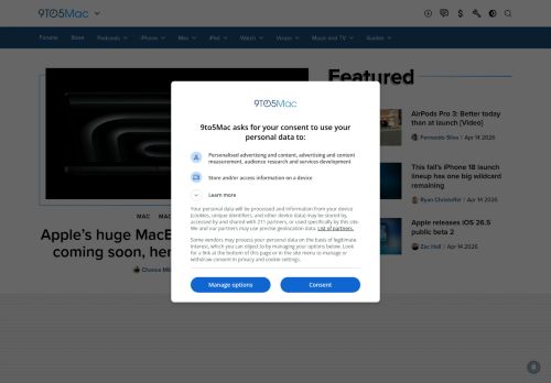 Screenshot of the audited page (Desktop 1440×900)