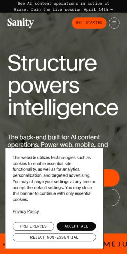 Screenshot of the audited page (Mobile 375×812)