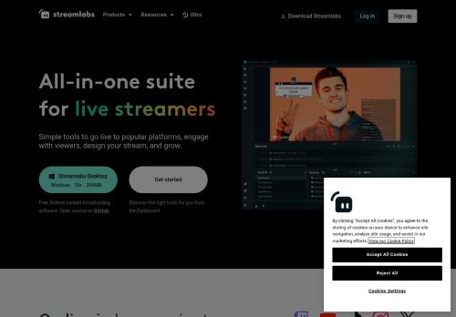 Screenshot of the audited page (Desktop 1440×900)