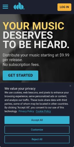 Screenshot of the audited page (Mobile 375×812)