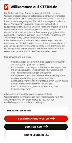Screenshot of the audited page (Mobile 375×812)