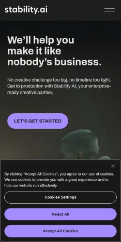 Screenshot of the audited page (Mobile 375×812)
