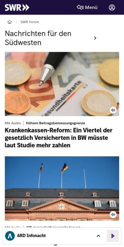 Screenshot of the audited page (Mobile 375×812)