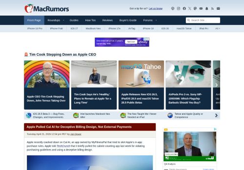 Screenshot of the audited page (Desktop 1440×900)