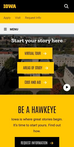 Screenshot of the audited page (Mobile 375×812)