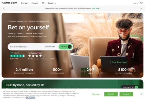 Screenshot of the audited page (Desktop 1440×900)