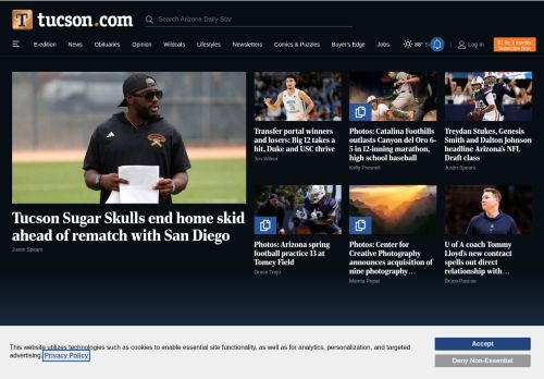 Screenshot of the audited page (Desktop 1440×900)