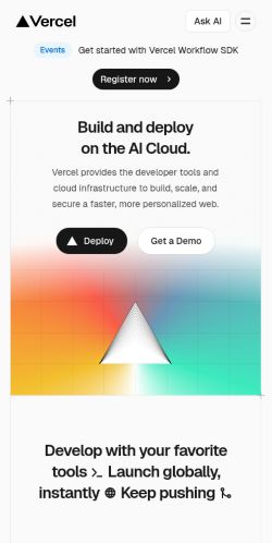 Screenshot of the audited page (Mobile 375×812)