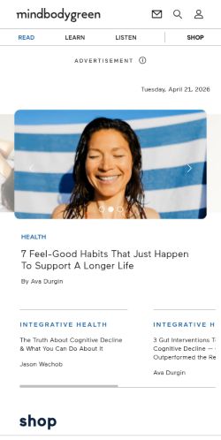 Screenshot of the audited page (Mobile 375×812)