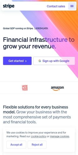 Screenshot of the audited page (Mobile 375×812)