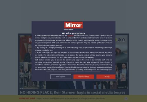 Screenshot of the audited page (Desktop 1440×900)