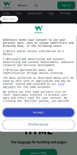 Screenshot of the audited page (Mobile 375×812)