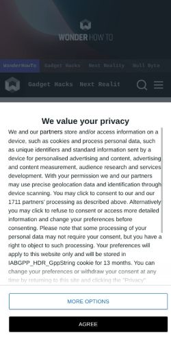 Screenshot of the audited page (Mobile 375×812)