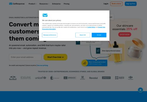 Screenshot of the audited page (Desktop 1440×900)