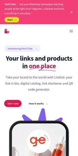Screenshot of the audited page (Mobile 375×812)