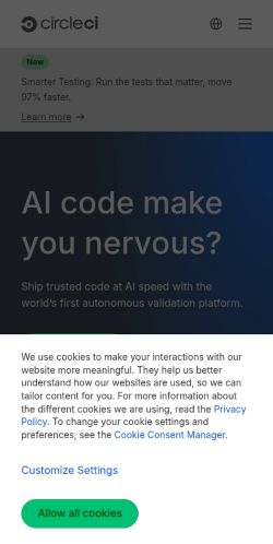 Screenshot of the audited page (Mobile 375×812)