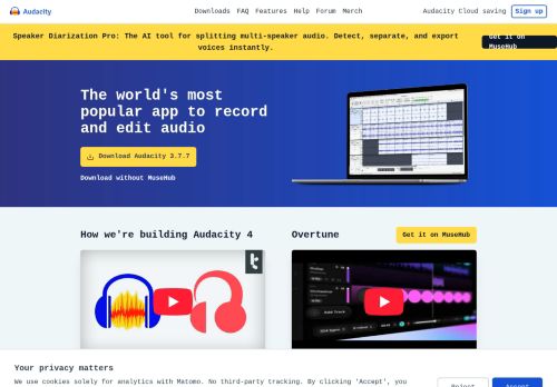 Screenshot of the audited page (Desktop 1440×900)