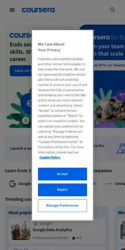 Screenshot of the audited page (Mobile 375×812)
