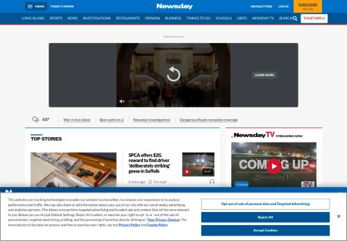 Screenshot of the audited page (Desktop 1440×900)