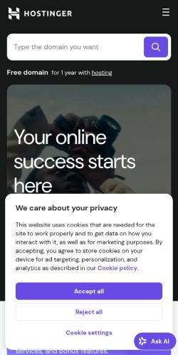 Screenshot of the audited page (Mobile 375×812)