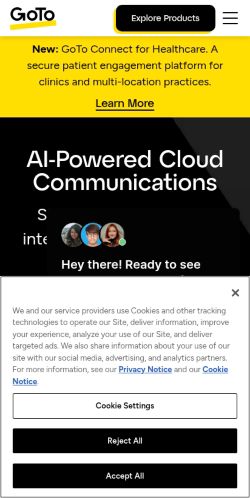 Screenshot of the audited page (Mobile 375×812)