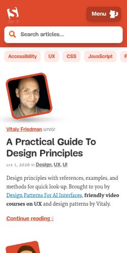 Screenshot of the audited page (Mobile 375×812)