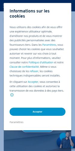 Screenshot of the audited page (Mobile 375×812)