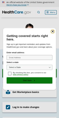 Screenshot of the audited page (Mobile 375×812)