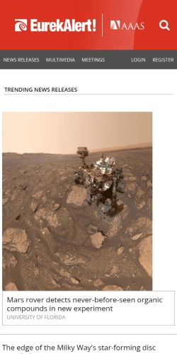 Screenshot of the audited page (Mobile 375×812)