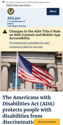 Screenshot of the audited page (Mobile 375×812)