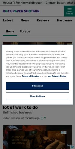 Screenshot of the audited page (Mobile 375×812)