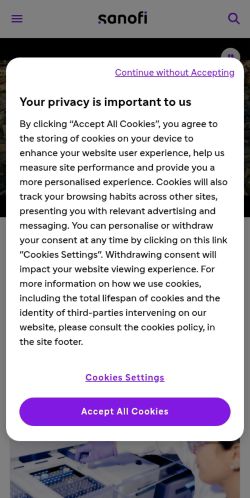 Screenshot of the audited page (Mobile 375×812)