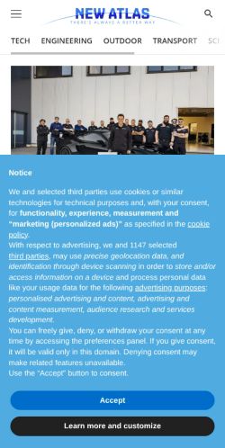 Screenshot of the audited page (Mobile 375×812)