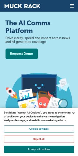 Screenshot of the audited page (Mobile 375×812)