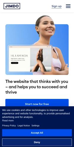 Screenshot of the audited page (Mobile 375×812)