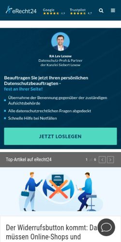 Screenshot of the audited page (Mobile 375×812)