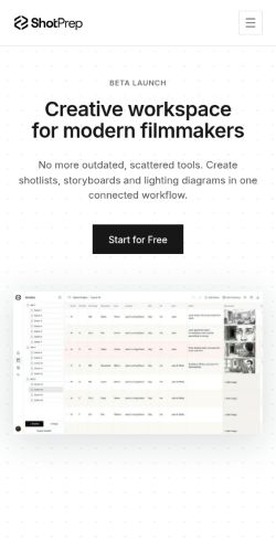 Screenshot of the audited page (Mobile 375×812)