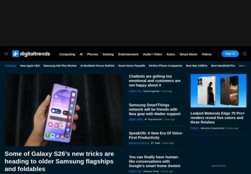 Screenshot of the audited page (Desktop 1440×900)