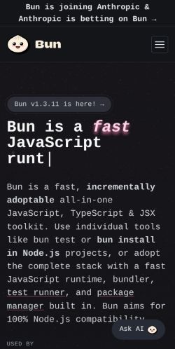 Screenshot of the audited page (Mobile 375×812)