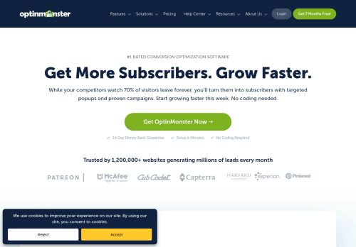 Screenshot of the audited page (Desktop 1440×900)