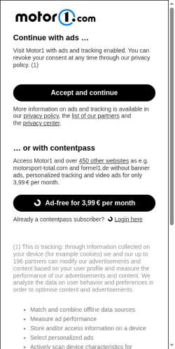 Screenshot of the audited page (Mobile 375×812)