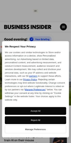Screenshot of the audited page (Mobile 375×812)