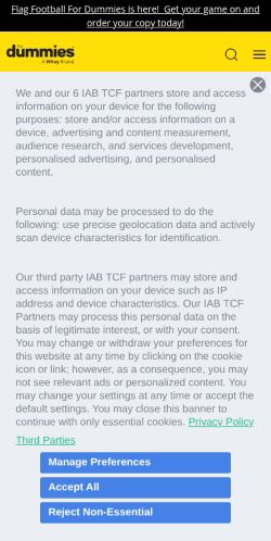 Screenshot of the audited page (Mobile 375×812)